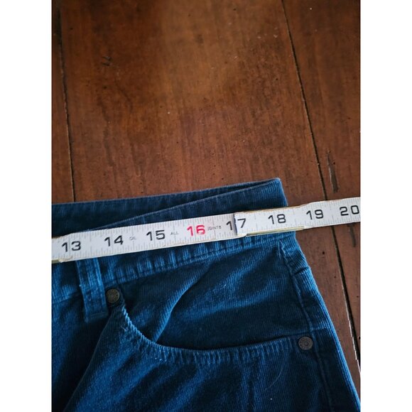 Talbots corduroy straight leg pants size 16 teal - Picture 6 of 8